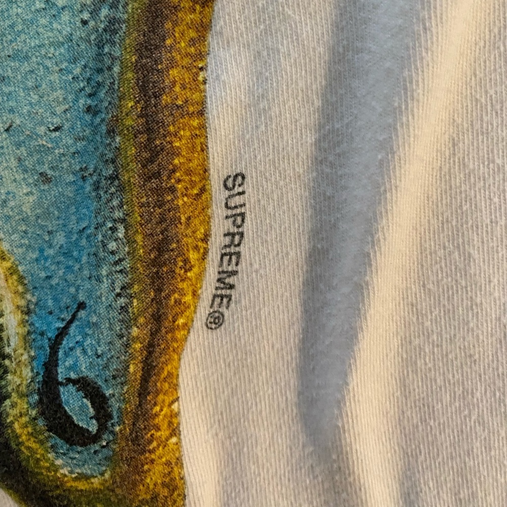 Supreme The Persistence Of Memory Tee- Natural Wh… - image 3